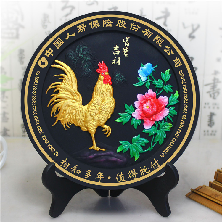 炭雕工艺品 中国人寿保险会销礼品与商务馈赠的创意之选