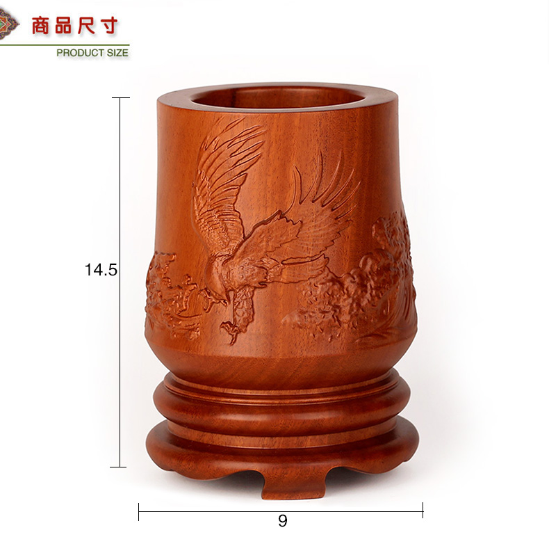 木中君子 一筒红酸枝，刻尽东方雅韵